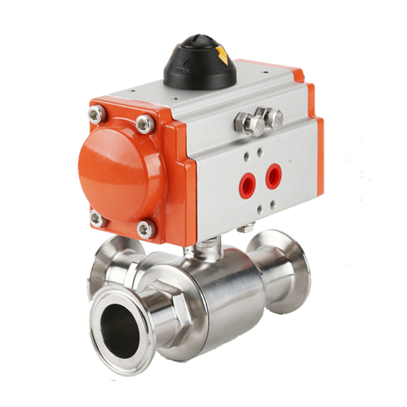 氣動三通衛生級球閥